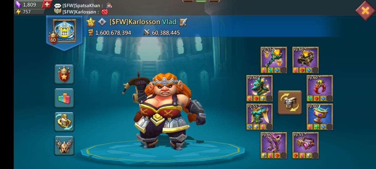 продажа аккаунта к игре Lords Mobile